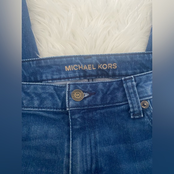 SOLD Michael Kors Izzy Undone Raw Edge Skinny Jeans - Picture 4 of 9